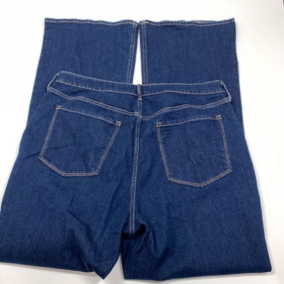 Old Navy Women's Denim High-Rise Wow Flare Jeans Blue Size 18 - Picture 6 of 6